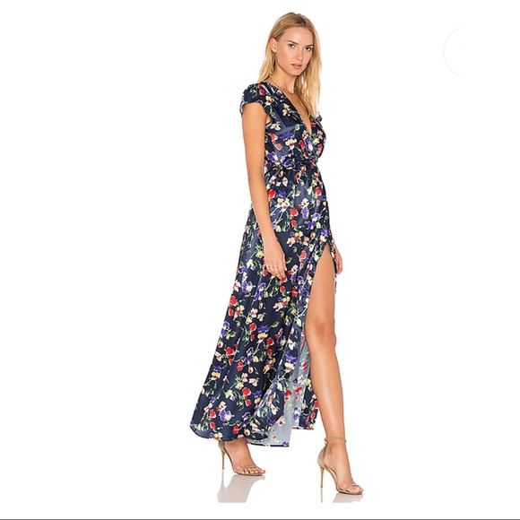TULAROSA SID WRAP FLORAL MAXI DRESS - Picture 6 of 6